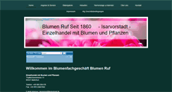 Desktop Screenshot of blumen-ruf.de
