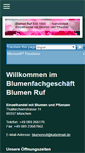 Mobile Screenshot of blumen-ruf.de